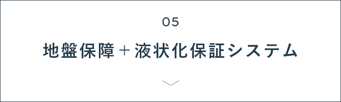 地盤保障＋液状化保証システム